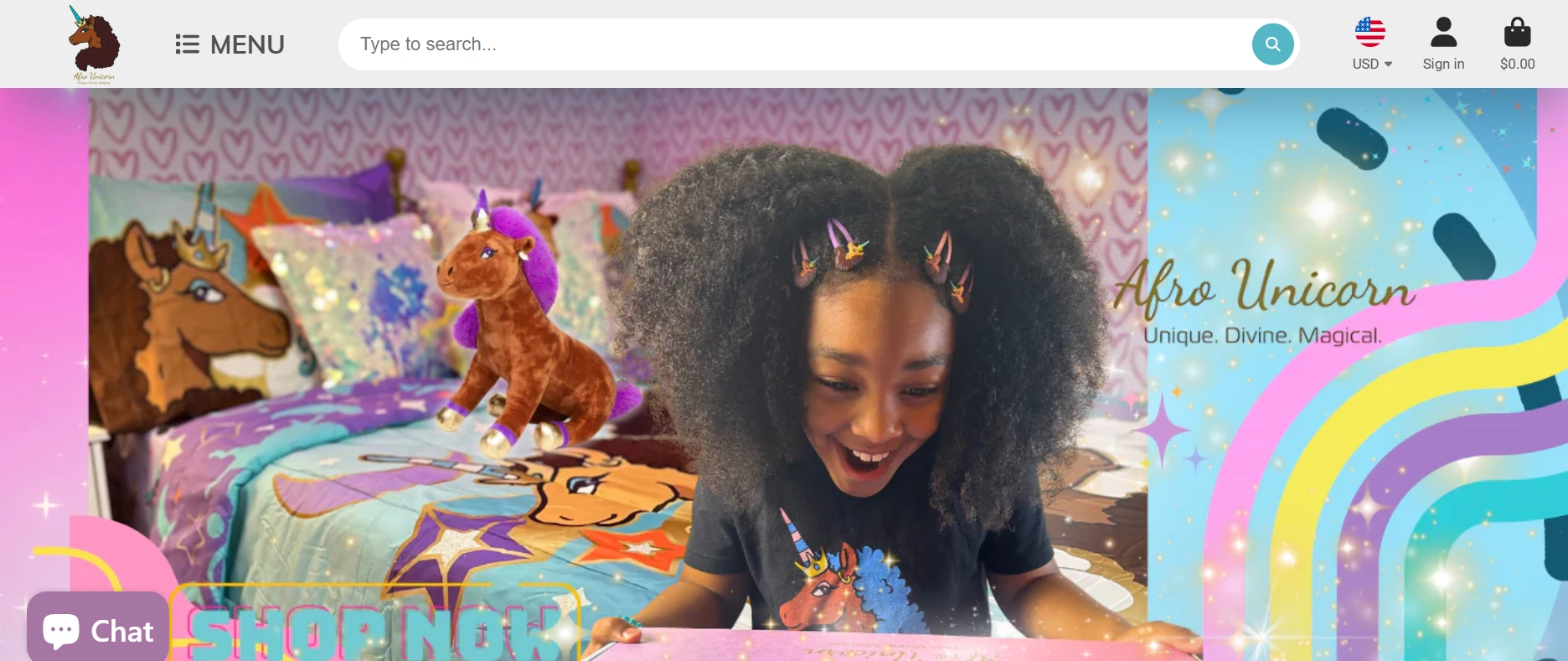 Afro Unicorn – Empowerment meets everyday magic